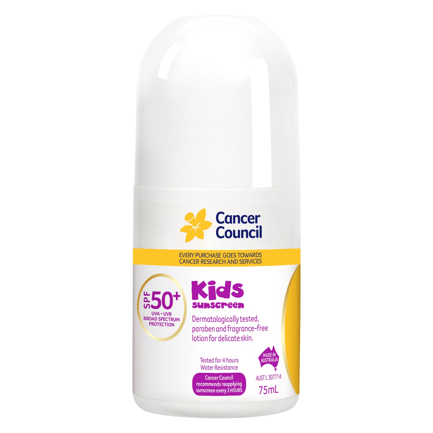 Kids Roll-On Sunscreen SPF50+