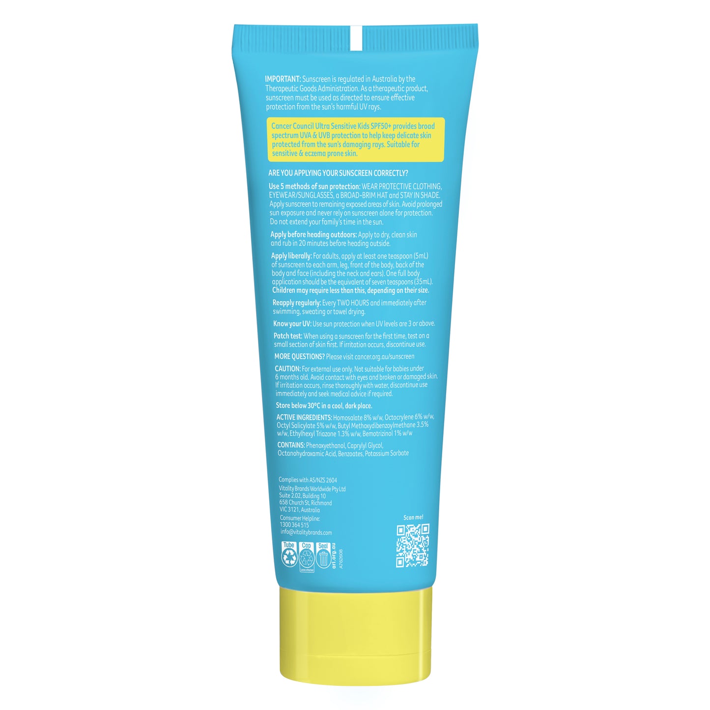 Ultra Sensitive Kids SPF50+