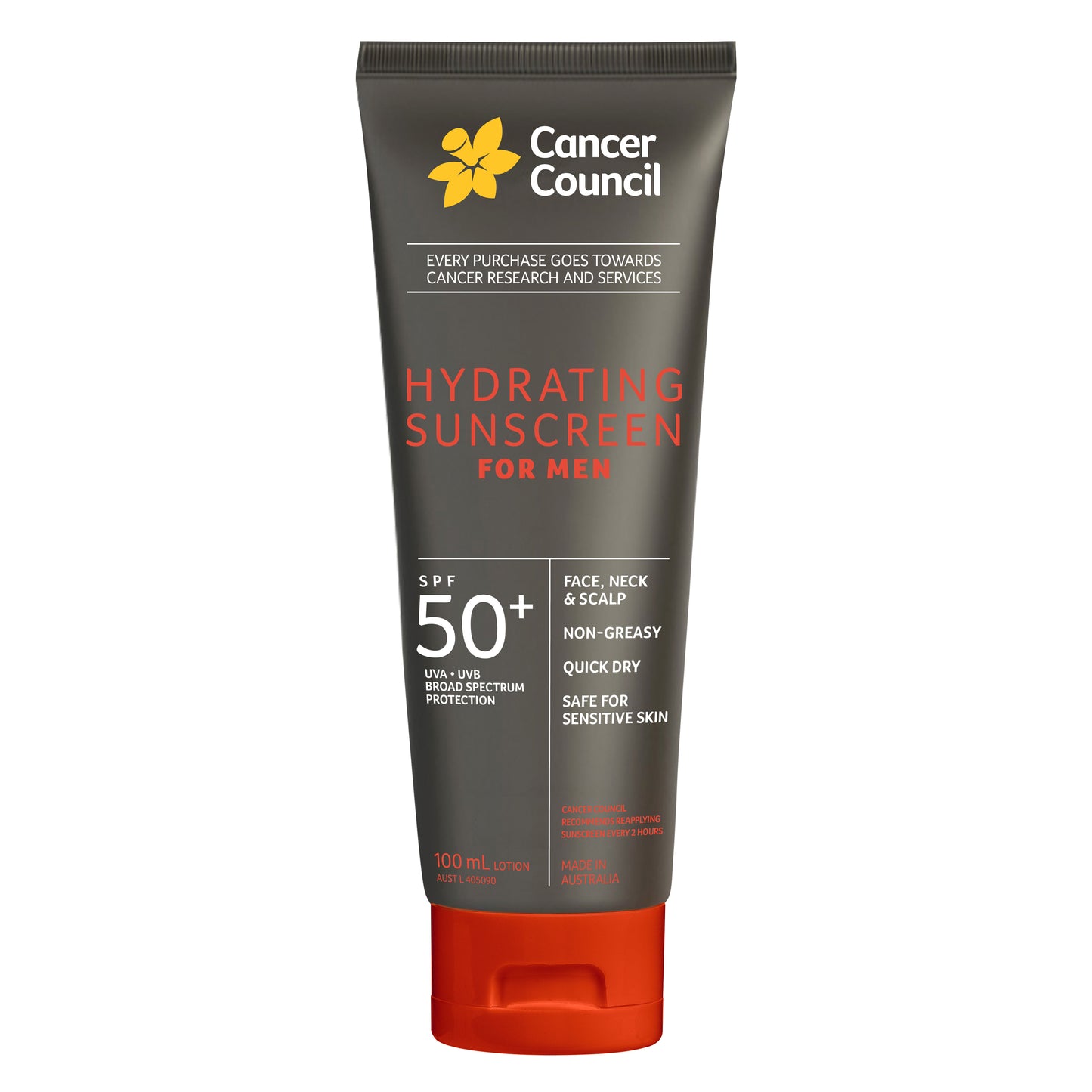 Hydrating Sunscreen for Men SPF50+